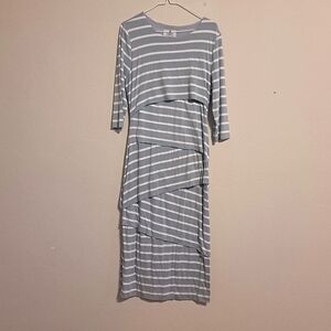 Dainty jewells|| striped dress